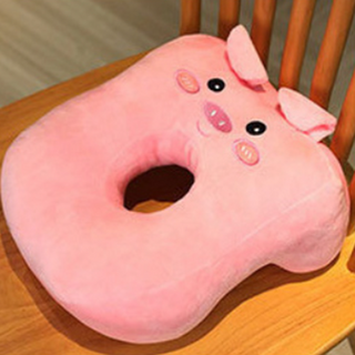 빠삐용 낮잠 쿠션 캐릭터 엎드려자는 베개, 2.핑크돼지