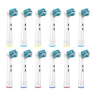 토비메모리 오랄비 호환 전동칫솔모 PRO500 PRO1000 PRO2500 크로스액션 12개입, 1개