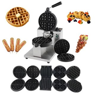 메이커 기계 샌드위치 제조 업체 도매 220V 라운드 벨기에 와플 기계 가격 Cuisinart 로타리 만드는, 01 FY-GL02-1750