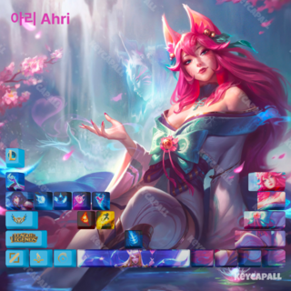 LOL 롤 키캡 리그오브레전드 포인트 미드 키캡 29 key, 이렐리아
