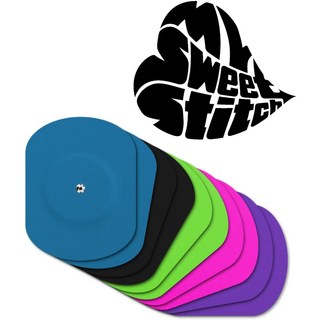 MySweetStitch - 10팩 Freestyle Libre 1/2 센서 커버 방수 통풍구 있음 타원형 무지개 최대 14일 지속 땀 방지 접착 패치 사전 절단 및 전체 독일산, [02] 25개, [03] 무지개, 10개