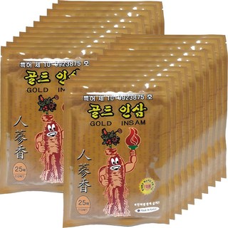특허품 골드인삼건강패드, 20개, 25개입