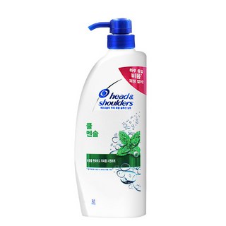 헤드앤숄더 쿨 멘솔 샴푸, 550ml, 5개