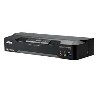 에이텐 CM1942 KVM 스위치 2포트 DP/USB 듀얼 디스플레이, 1개