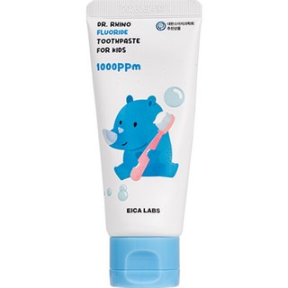 에이카랩스 코뿔소 어린이 불소 치약 청포도향, 60g, 1개