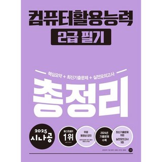 2025 시나공 총정리 컴퓨터활용능력 2급 필기, 길벗