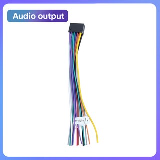 NAVISTART 자동차 라디오용 USB 마이크 GPS 후면보기 카메라 RCA 출력 AUX SIM 카드 슬롯 라디오 컨버터 16 핀 4G 전원 케이블, 4G Antenna, 1개