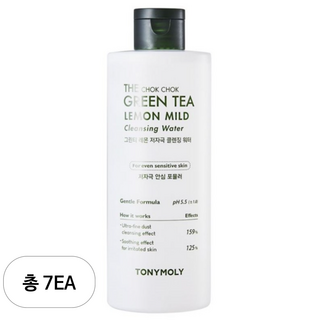 토니모리 더 촉촉 그린티 레몬 저자극 클렌징 워터, 300ml, 7개