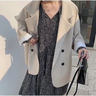 VANCAR 베이직 싱글 캐주얼 여성자켓 봄자켓 워크자켓