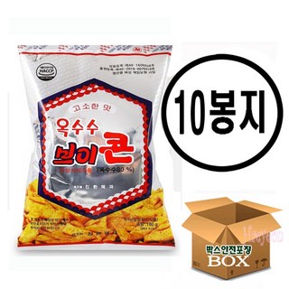진한제과 옥수수 브이콘, 180g, 10개