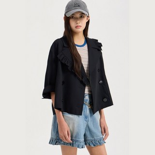 프릴 폴리 자켓 LQJAW25100