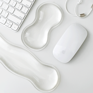 데미무드 투명 실리콘 손목받침대