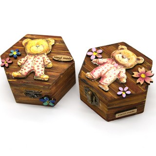 육각 보석함 반제품 M-03-015