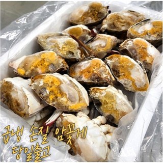 [고운마켓] 급냉 하프절단 연평도 암꽃게, 1개, 하프절단 암꽃게 2kg