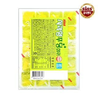 [퀴클리몰] 시아스 사과향 푸딩 1kg, 8개