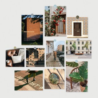 흑백 레터링 포스터