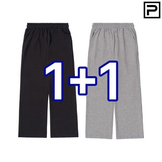 핏플레이 2장 세트 1+1 트레이닝 밴딩 일자 팬츠 편안한 바지