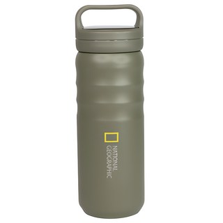 내셔널지오그래픽 에어터치 이중 스테인리스 스틸 텀블러, 밀리터리그린, 540ml, 1개