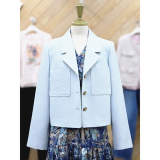 클리지 카라 트위드 자켓 CP3WJK01