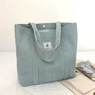 코듀로이 데일리 에코 캔버스백