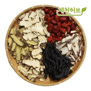 제천허브 사물차 재료 세트 1400g (1개, 1.4kg) 차풀