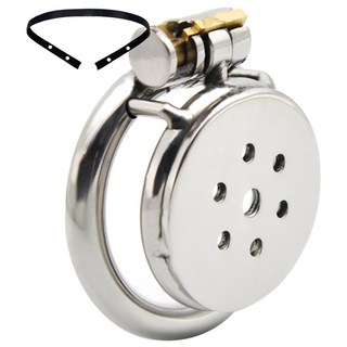 봉봉몰 스댕 남성 정조대 LC-A399 + 정조대 고정 벨트, 50mm, 1개 대표 이미지 - 남자 정조대 추천