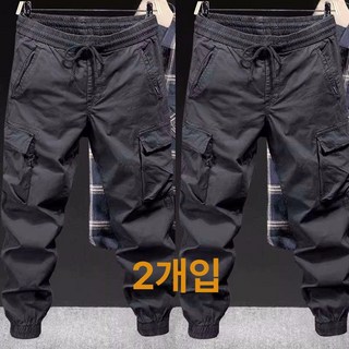 롄니랜드 워크업바지 노가다작업복 보호 긴바지 2개 5XL 6XL, 1개, 그레이+그레이