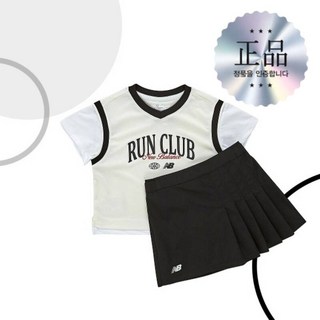 뉴발란스 키즈 Hybrid Sports_쿨메쉬 레이어드 스커트 셋업