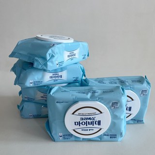 마이비데 화장실용 물티슈 캡형, 60매, 6개