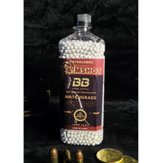 에어소프트건 비비탄 토이솔져스 에임샷 AIMSHOT BB 서바이벌 슈팅매치 초정밀 스페셜오더 상품 일반 0.2G 500PCS 보틀, 1개, 0.2G / 5000PCS