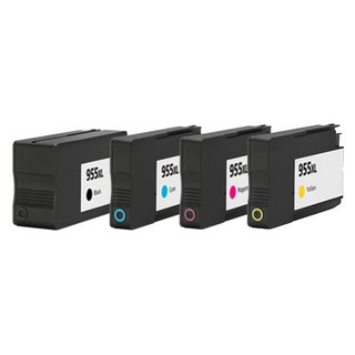 HP 955 XL 잉크 사용 모습