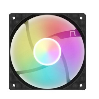 브라보텍 BRAVOTEC X120 ARGB 시스템 케이스 쿨러 (블랙), 1개, 블랙