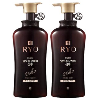 려 진결모 탈모증상케어 두피 한방 샴푸 490ml, 4개