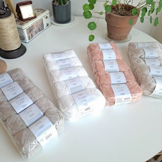 Tynn line 틴리네 / 산네스 강 sandnes garn / 봄여름실 / 면 린넨 비스코스 혼방실, 5930라이트블루, 1개