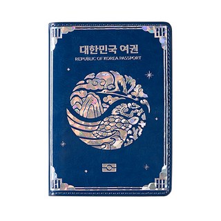 rfid 차단 안티스키밍 자개 해킹방지 커플 여권케이스 상품 이미지