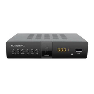 TV 튜너 녹화 USB 멀티미디어 기능 1080P HDMI 메탈 케이스 클리어 QAM Mediason HomeWorx(HW250STB)가 포함된 ATSC 디지털 컨버터