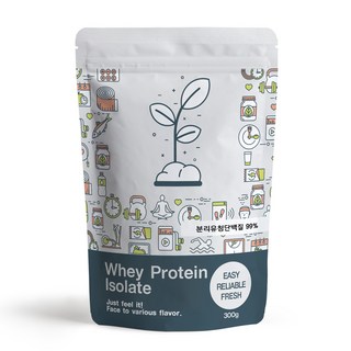 푸른빈 WPI 분리 유청단백 분말 가루, 300g, 1개