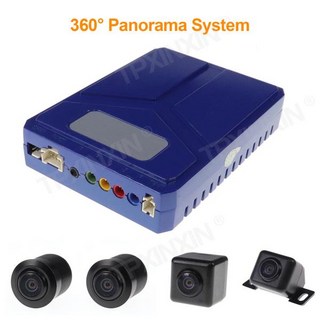 3D 카메라 슈퍼 어라운드 뷰 360 도 DVR 시스템 버드 아이 4 사이드 미러 1080P 포함, 01 360 Camera 2D, 01 12V