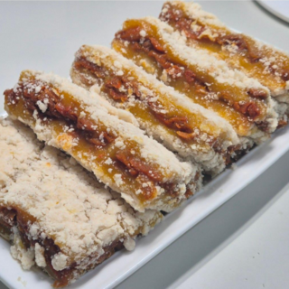 호박듬북 호박이 씹히는 기피찰시루떡 (기피찰시루떡)(1kg), 1개, 1kg