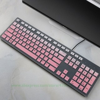 키보드 커버 보호기 스킨 델 KM636 무선 KB216 Optiplex 5250/3050/3240/5460/7450/7050 AIO 3475/3670/3477, Gradient Pink, [10] Gradient Pink
