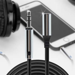 [NEXI] 넥시 3극 AUX 3.5mm 스테레오 연장 암수 고급형 케이블 3m OFC무산소동선/크롬메탈 NX909, 1개