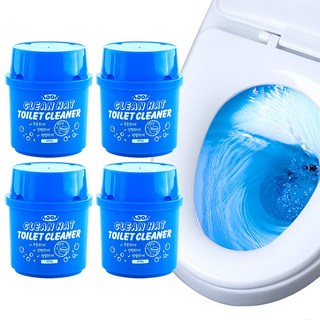 클린햇 물때 탈취에 강한 변기세정제 90일 사용, 4개, 200g