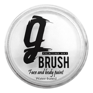 에어공방 아트 지브러쉬 Art G brush 페이스 바디 페인팅 특수 분장 수성 물감 색상 아트마스크 메이크업 고체 컬러 90g(화이트)