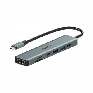 NEXTU 2373TCH-4K 유지몬 7in1 USB C타입 4K HDMI 멀티포트 허브, 1개