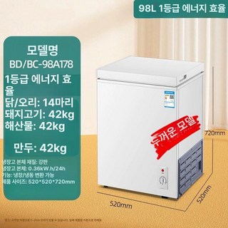 미니 김치 냉장고 서랍형 원룸 주방 리파인드, 기본 모델명/품번, 178 1급 에너지 효율 42.5kg 14마리
