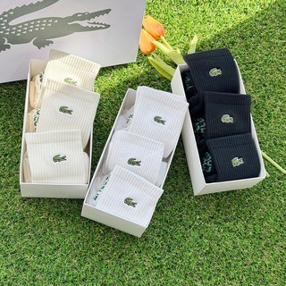 라코스테 베이직 스포츠 미드 하이 양말 (3pcs) jj0149