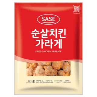 사세 순살 치킨 가라게 1kg (아이스팩 아이스박스포함가), 4개