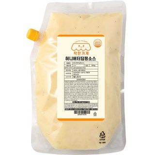 허니버터딥핑소스, 1개, 500g