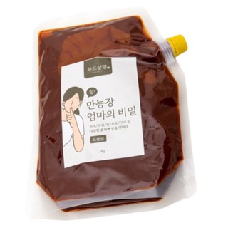 푸드살림 쉿 엄마의 비밀 대용량 만능 양념장 보통맛, 1kg, 1개