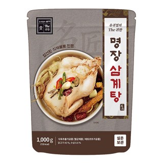유귀열 명장 삼계탕, 4개, 1kg